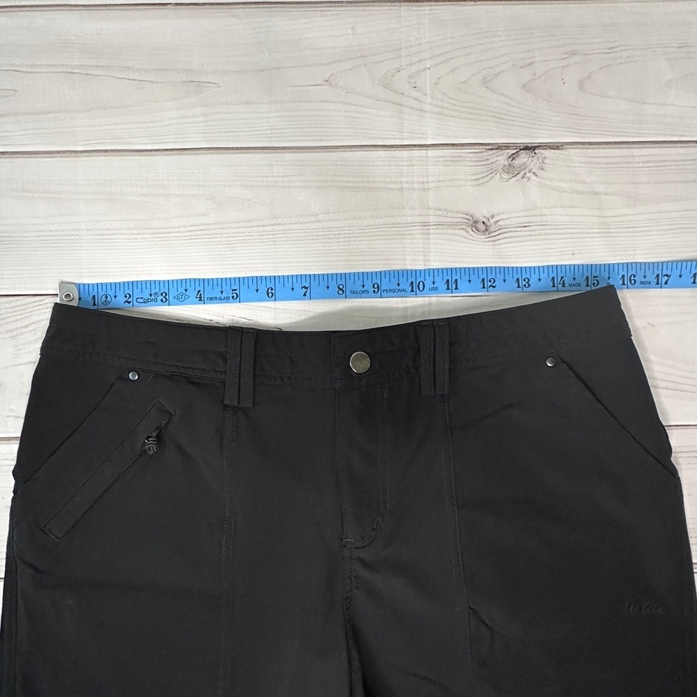 Willit Women's Size10 Black Quick-Dry Casual Golf Hiking Walking Everyday Shorts - Picture 5 of 8